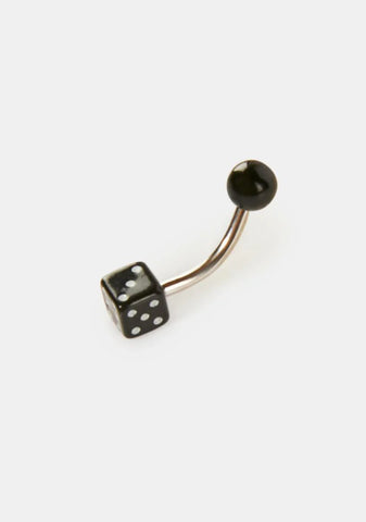 Roll The Dice Belly Ring