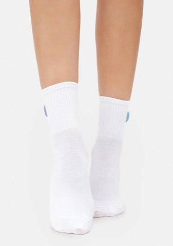 Aqua Love Lockdown Crew Socks