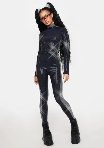 Into Overdrive Sequin Jumpsuit
