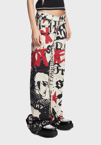 Own The Resistance Baggy Jeans