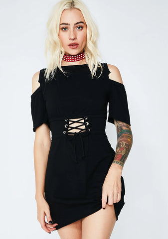 Hawky Cold Shoulder Dress