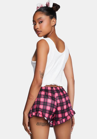 Cup O' Noodles Plaid Pajama Set