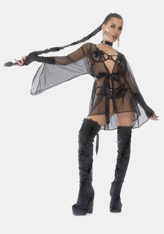 Sydney Sheer Short Robe