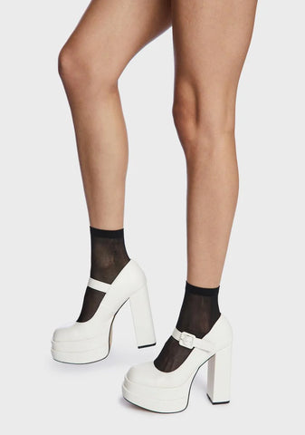 All The Glory Platform Mary Janes