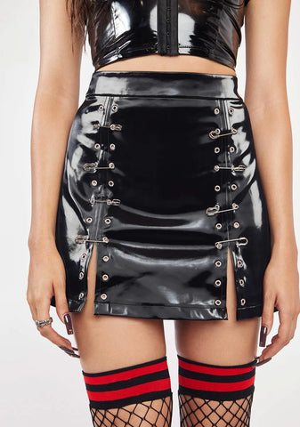 Without Limits Vinyl Skirt