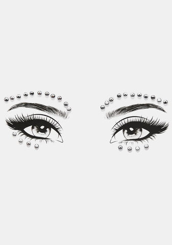 Let's Be Clear Rhinestone Face Gems
