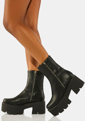 Tell Me Lies Platform Boots