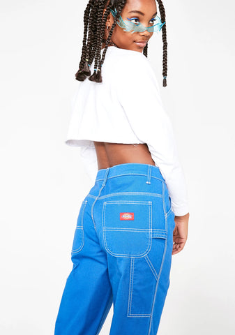 High Rise Relaxed Fit Carpenter Pants