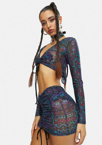 Rave Religion Mesh Skirt