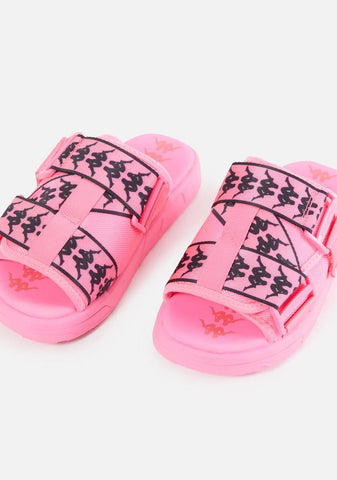 Solid Pink 222 Banda Mitel 1 Sandals