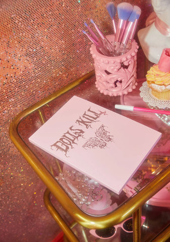 Pink Butterfly DK Notebook