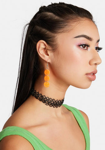 Vibrant Smiles Face Drop Earrings