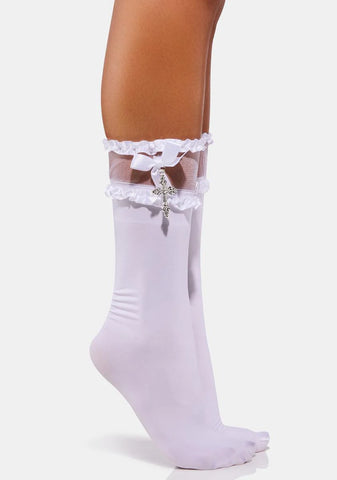 Angel Lift Your Spirits Crew Socks