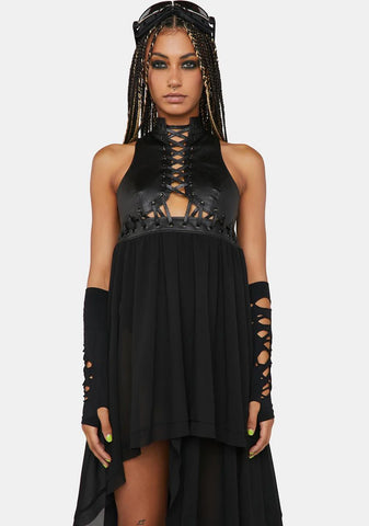 Compression Corset Midi Dress