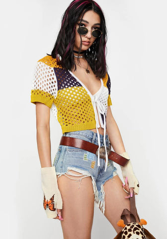 Make A Bet Crochet Top