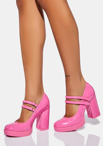 About That Time Block Heels