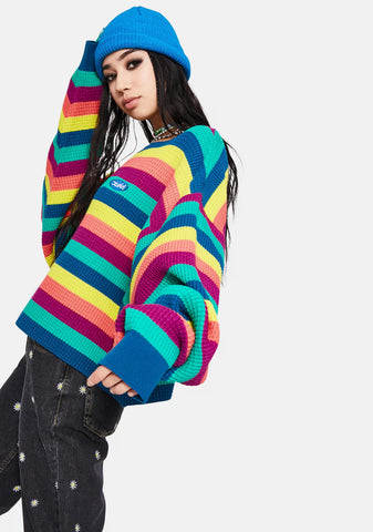 Azure Moonlight Magic Knit Beanie