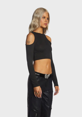 Break It Up Crop Top