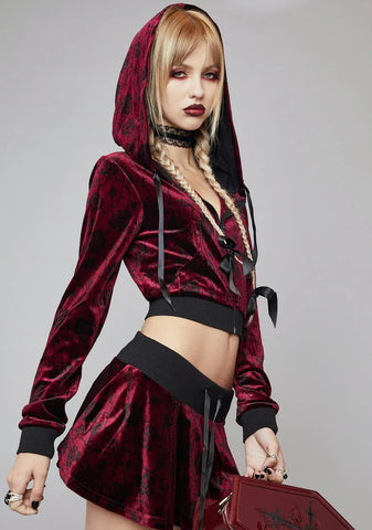 Heaven’s Outcasts Velour Hoodie