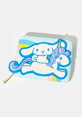 Sanrio Cinnamoroll Unicorn Zip Around Wallet