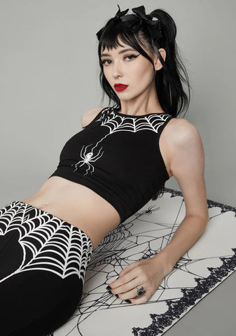 Web Of Secrets Sports Bra Top