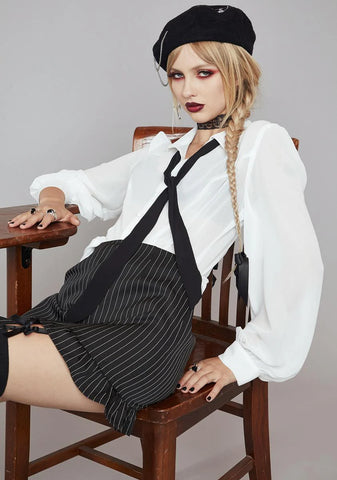 Sent To Detention Chiffon Blouse