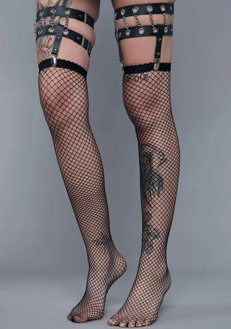 Ball And Chain Thigh High Set