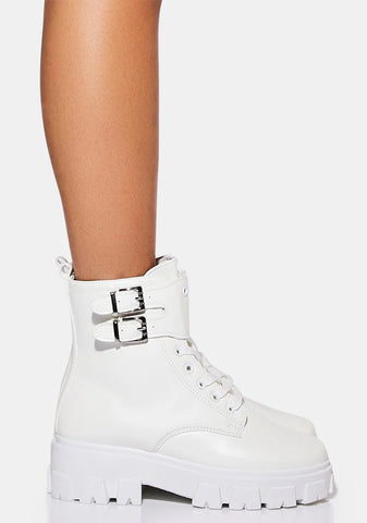 Snow Suit Yourself Buckle Ankle Boots
