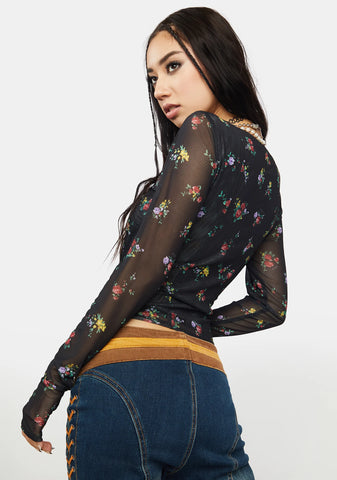 Kona Long Sleeve Corset Top