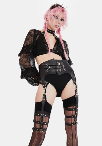 Chained To Me Garter Belt