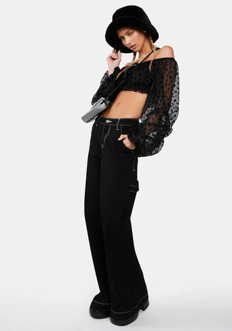 Wicked Later Hater Wide Leg Pants