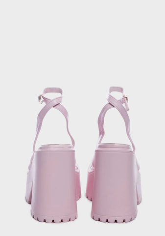 Rose Strut Your Stuff Platform Heels