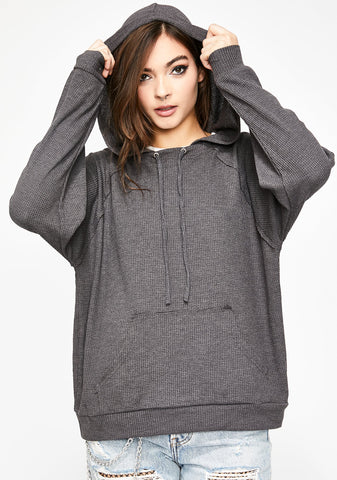 Smoke Just Wanna Laze Thermal Hoodie