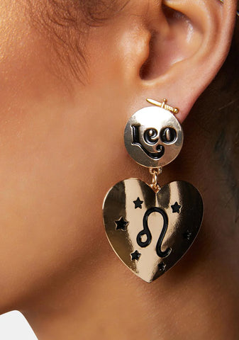 Passionate Fires Leo Drop Earrings
