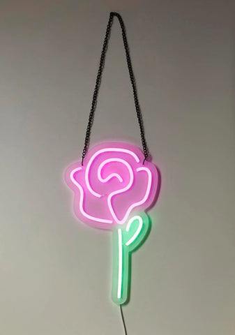 Once And Floral Neon Light