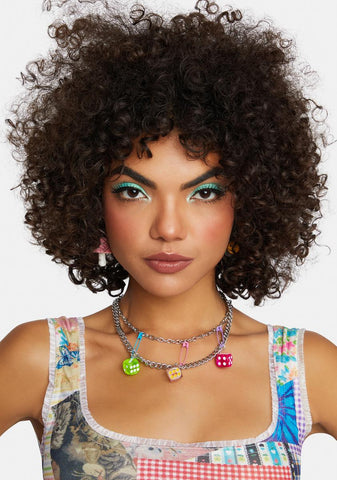 Safety Dice Chain Necklace