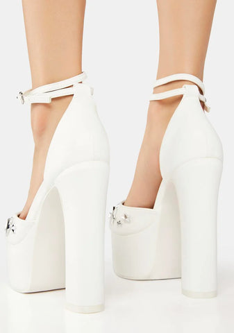 Starry Platform Heels