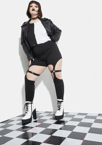 Plus Bitter End Bondage Leggings