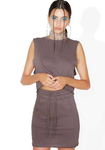 What A Feelin’ Drawstring Skirt