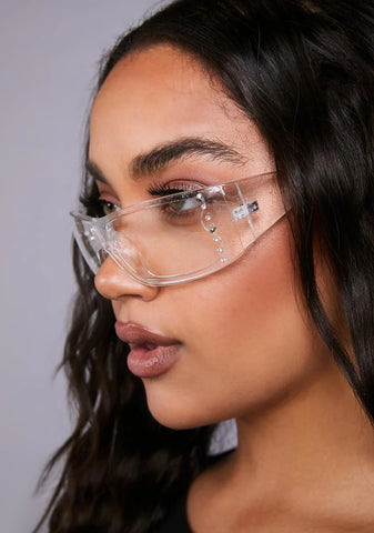 Let Ur Guard Down Clear Sunglasses
