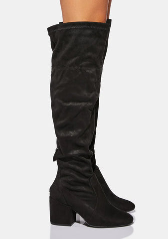 Wide Nighttime Strut Knee High Boots