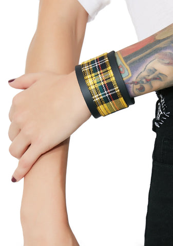 Misunderstood Plaid Bracelet