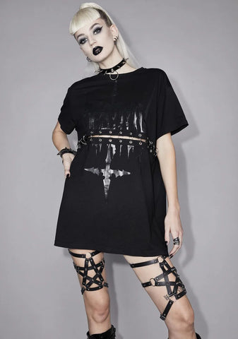 With A Passion Pentagram Garters