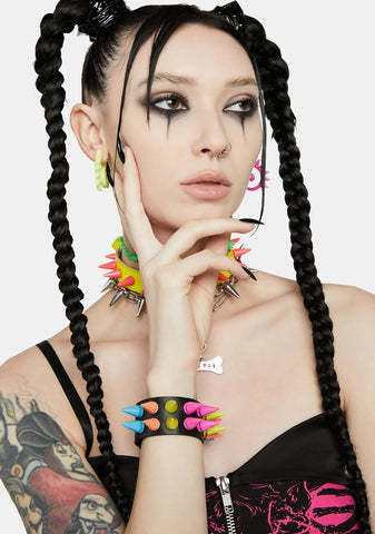 Trouble In Paradise Spiked Bracelet