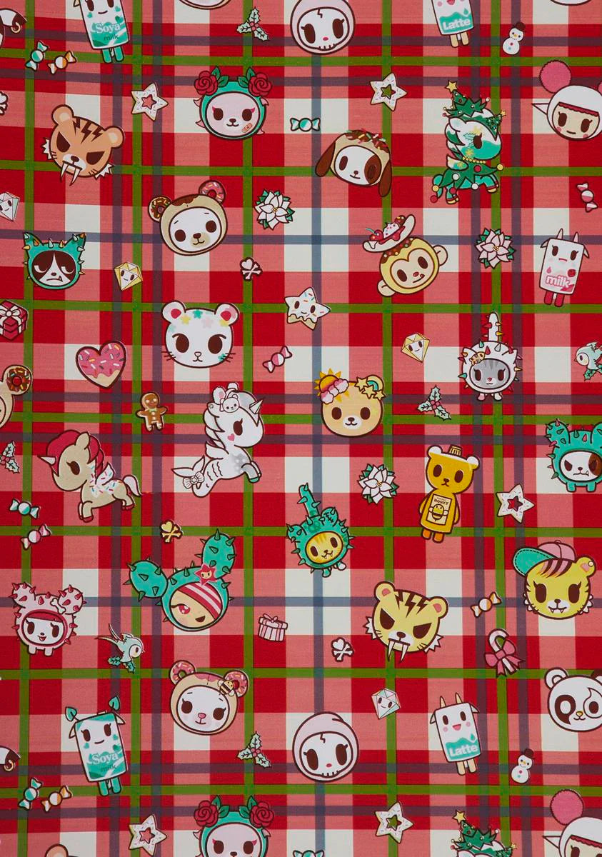 Holiday Plaid Wrapping Paper
