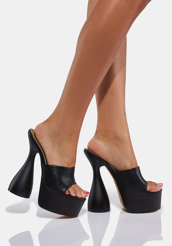 Let's Talk About Us Platform Heels