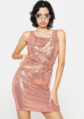 First Name Basis Mini Dress