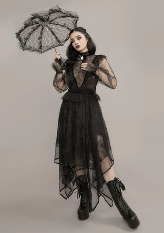 The Midnight Hour Sheer Blouse