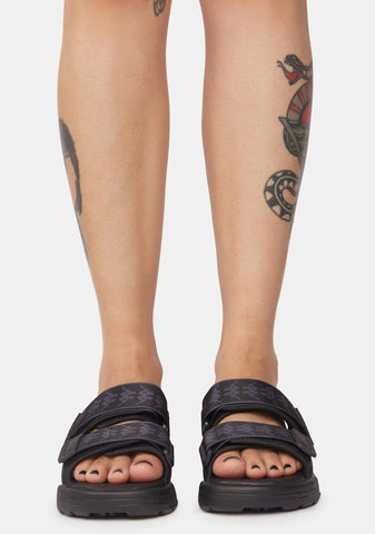 Black & Dark Gray 222 Banda Aster Logo Slides