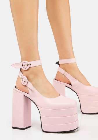Pink Video Games Platform Heels